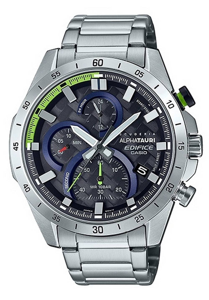 Casio Edifice Scuderia AlphaTauri Limited Edition Chronograph Quartz EFR-571AT-1A EFR571AT-1 100M Men's Watch