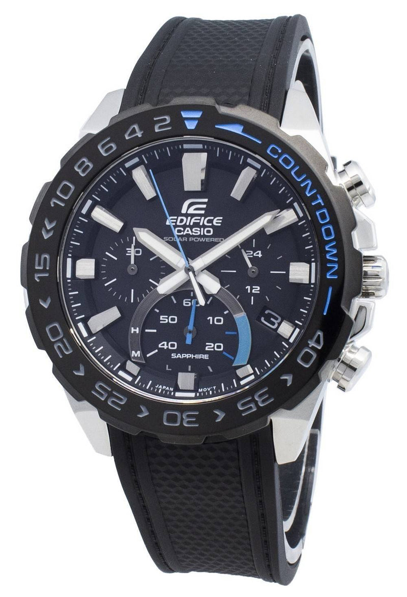Casio Edifice EFS-S550PB-1AV EFSS550PB-1AV Chronograph Solar Men's Watch