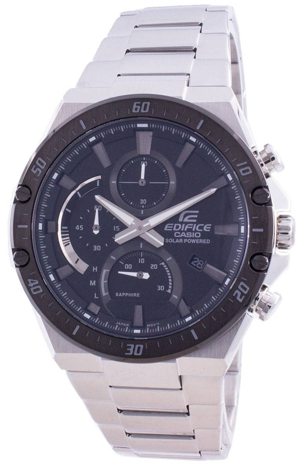 Casio Edifice Solar Powered Chronograph EFS-S560DB-1AV EFSS560DB-1 100M Men's Watch