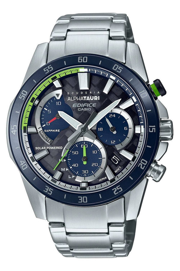 Casio Edifice Scuderia AlphaTauri Limited Edition Chronograph Solar EFS-S580AT-1A EFSS580AT-1 100M Men's Watch