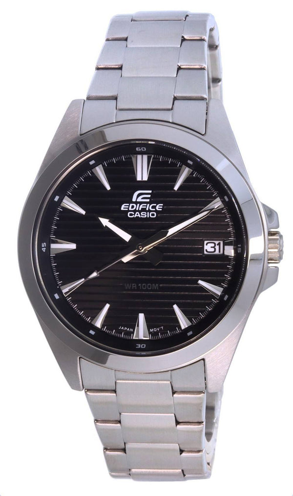 Casio Edifice Analog Stainless Steel Quartz EFV-140D-1AV EFV140D-1 100M Men’s Watch