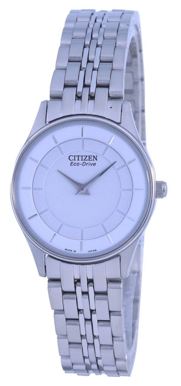 Citizen White Dial Stainless Steel Eco-Drive EG3210-51A Women's Watch