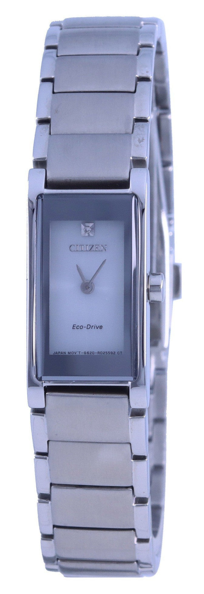 Citizen Axiom Diamond Accent Stainless Steel Eco-Drive EG7050-54A Women's Watch