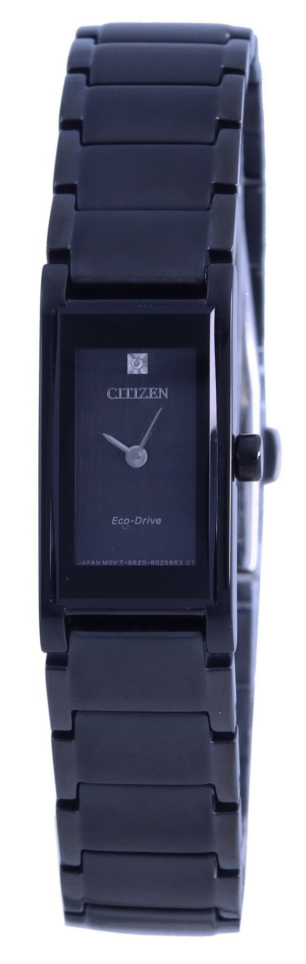 Citizen Axiom Diamond Accent Stainless Steel Eco-Drive EG7055-51E Women's Watch