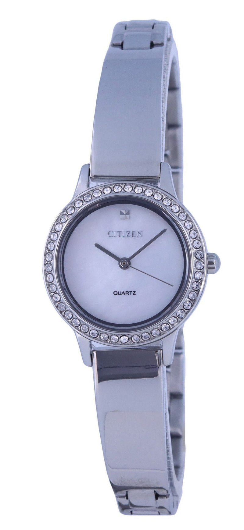 Citizen Analog Crystal Accents Mother Of Pearl Dial Quartz EJ6130-51D.G Women's Watch
