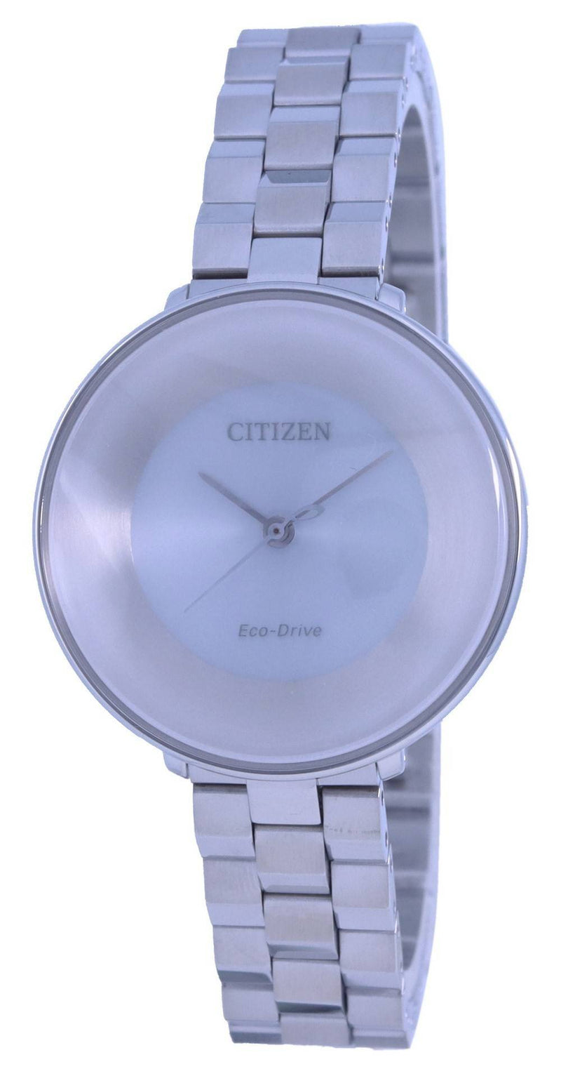 Citizen Silver Dial Stainless Steel Eco-Drive EM0600-87A Women's Watch