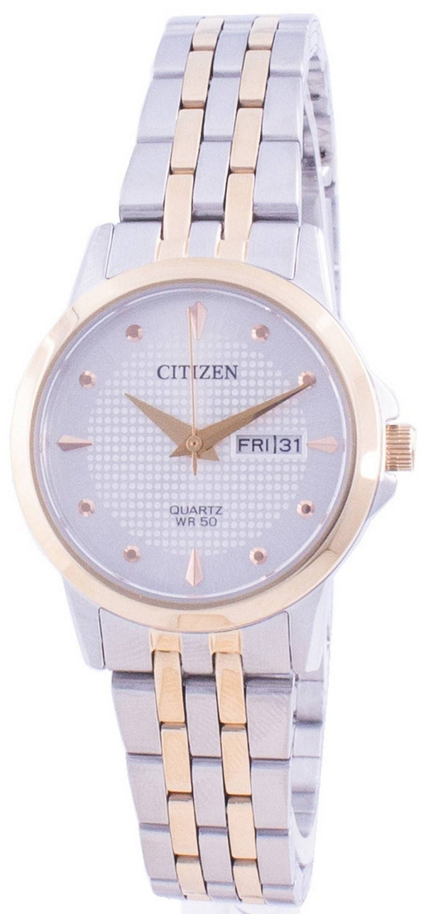 Citizen Silver Dial Stainless Steel Quartz EQ0605-53A Women's Watch