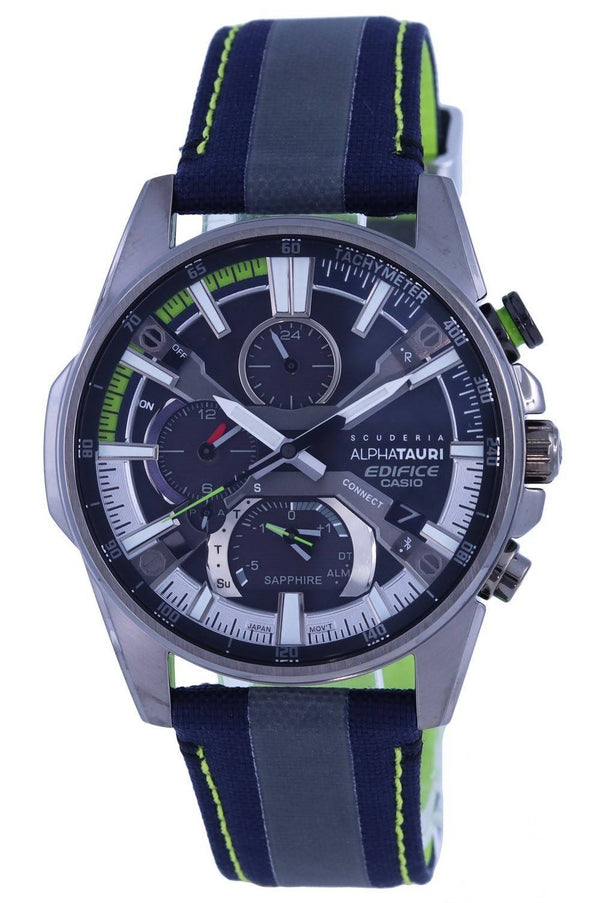 Casio Edifice Scuderia Alphatauri Limited Edition Analog Solar EQB-1200AT-1A EQB1200AT-1A 100M Men's Watch