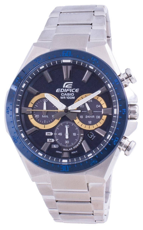 Casio Edifice Solar Powered Chronograph EQS-800BCD-2A EQS800BCD-2 100M Men's Watch