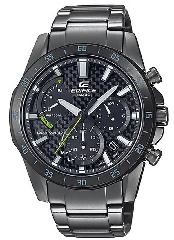 Casio Edifice Chronograph Analog Solar EQS-930DC-1A EQS930DC-1 100M Men's Watch