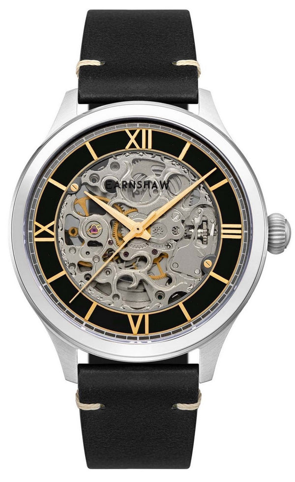 Thomas Earnshaw Baron Granite Skeleton Dial Automatic ES-8230-01 Men's Watch