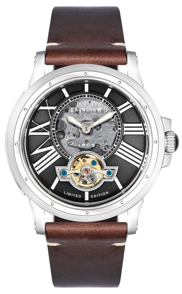 Thomas Earnshaw Bertha Limited Edition Open Heart Skeleton Dial Automatic ES-8244-01 Men's Watch