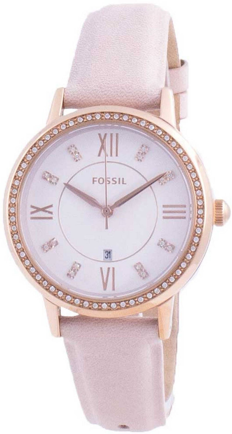 Fossil Gwen Leather Crystal Quartz ES4877 Women's Watch