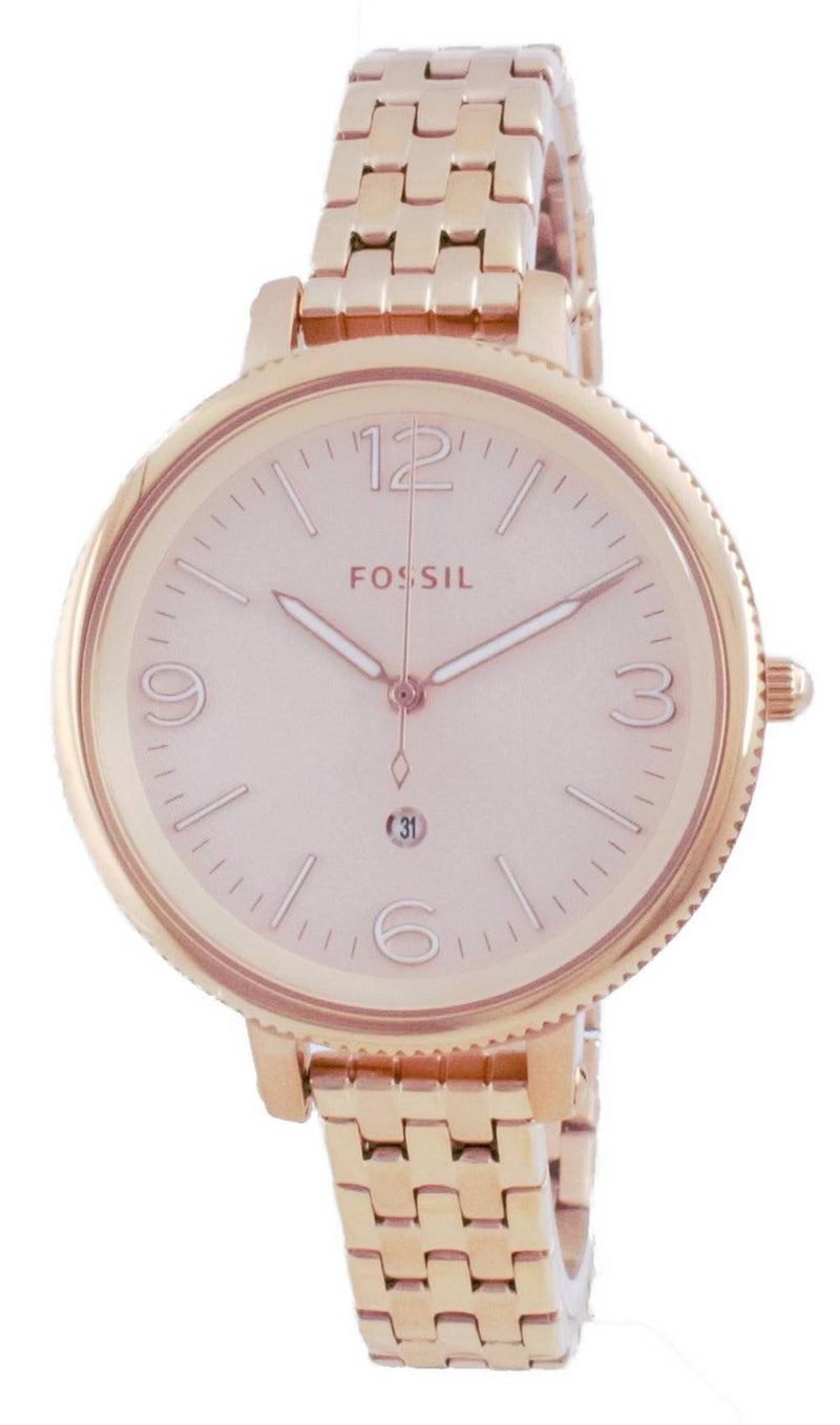 Fossil Monroe Rose Gold Stainless Steel Quartz ES4946 Women's Watch