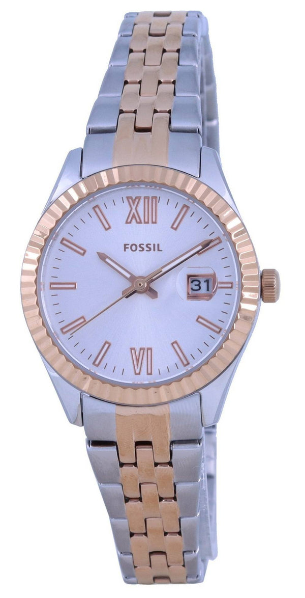 Fossil Scarlette Micro Silver Dial Stainless Steel Quartz ES4989 Women's Watch