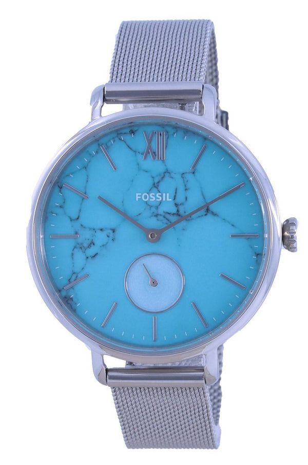 Fossil Kayla Blue Dial Stainless Steel Quartz ES5075 Women's Watch