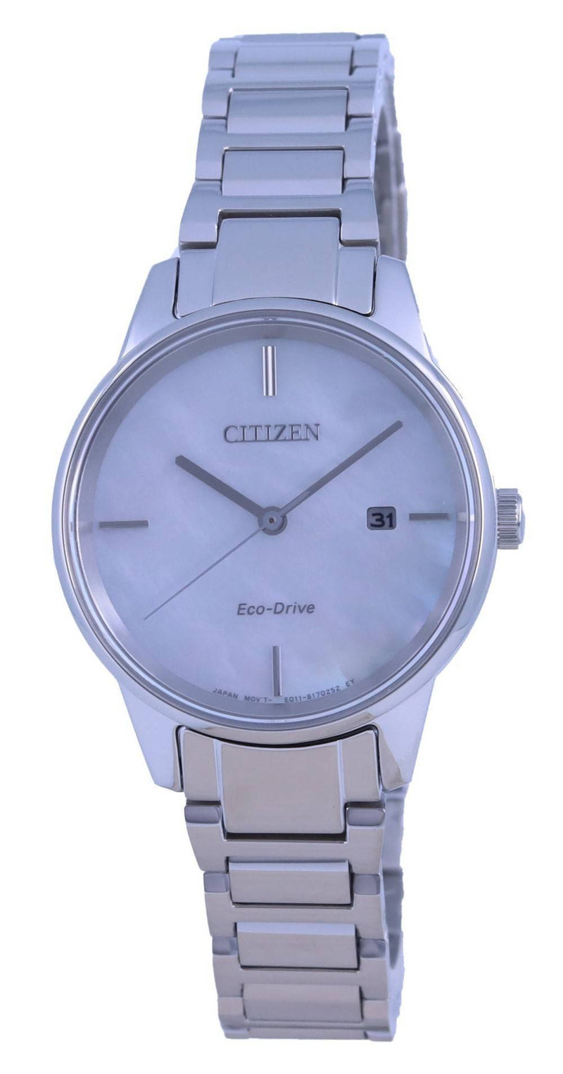 Citizen Mother Of Pearl Dial Stainless Steel Eco-Drive EW2590-85D Women's Watch