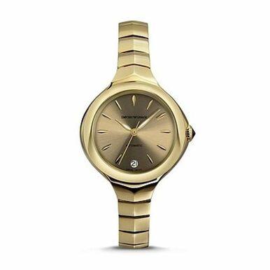 Emporio Armani ARS8205 Swiss Made Automatic Classic Fluid Deco Light Gold Women's Watch