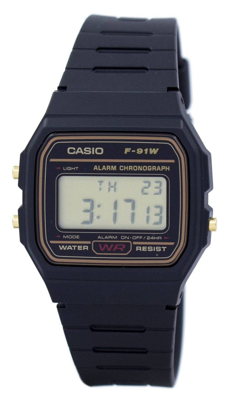 Casio Alarm Chronograph Digital F-91WG-9S F91WG-9S Men's Watch – Nubo ...