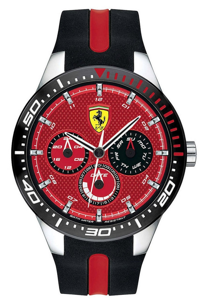 Ferrari Scuderia Redrev T Silicon Band Quartz 0830588 Men's Watch