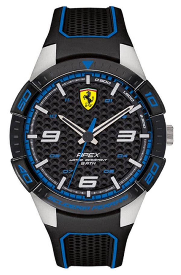 Ferrari Scuderia Apex Silicon Band Quartz 0830632 Men's Watch