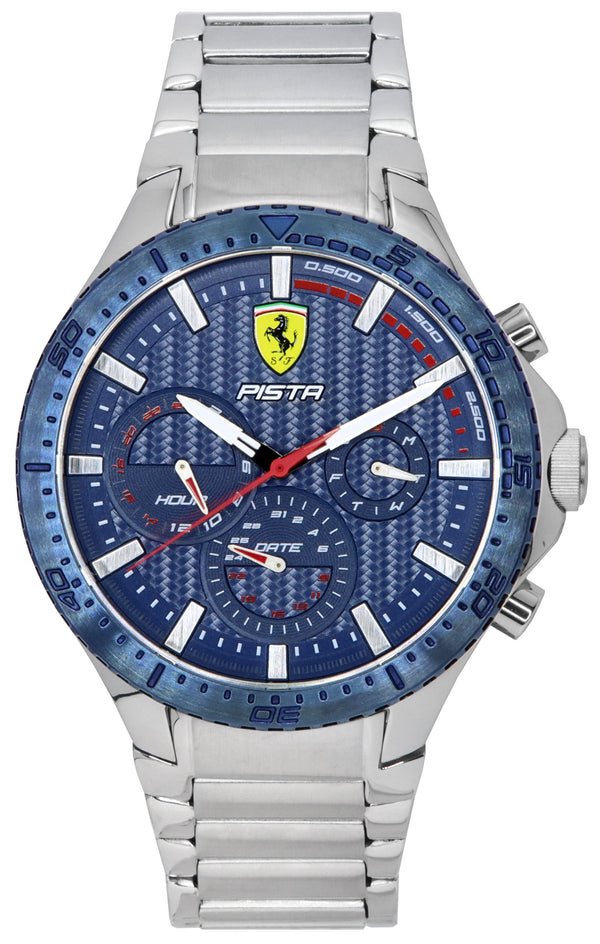 Scuderia Ferrari Pista Dual Track Multifunction Dial Quartz 0830855 Men's Watch