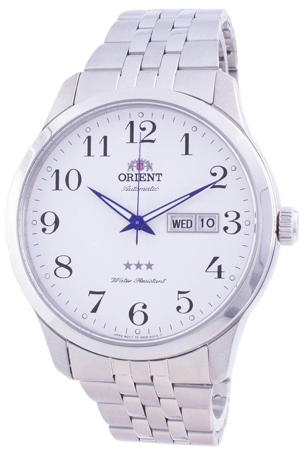 Orient Tri Star White Dial Automatic FAB0B002W9 Men's Watch