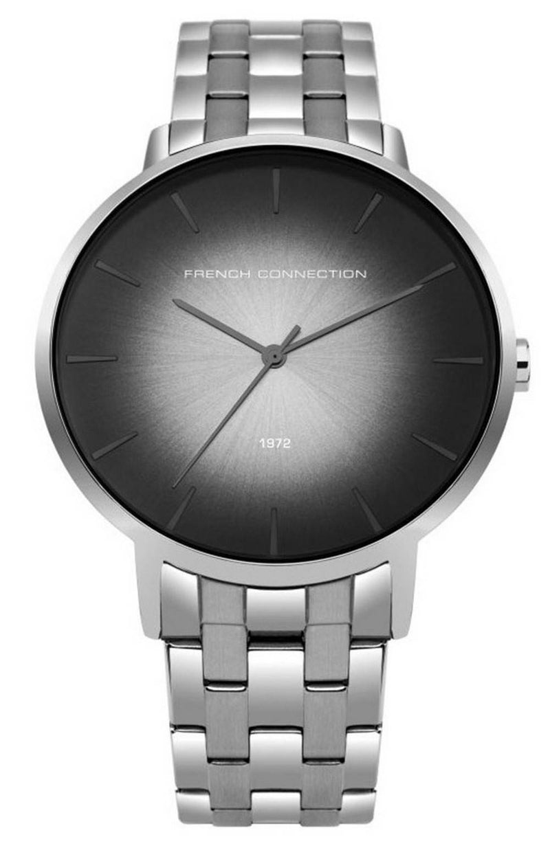 French Connection Black Dial Stainless Steel Quartz FC1306BM Men's Watch