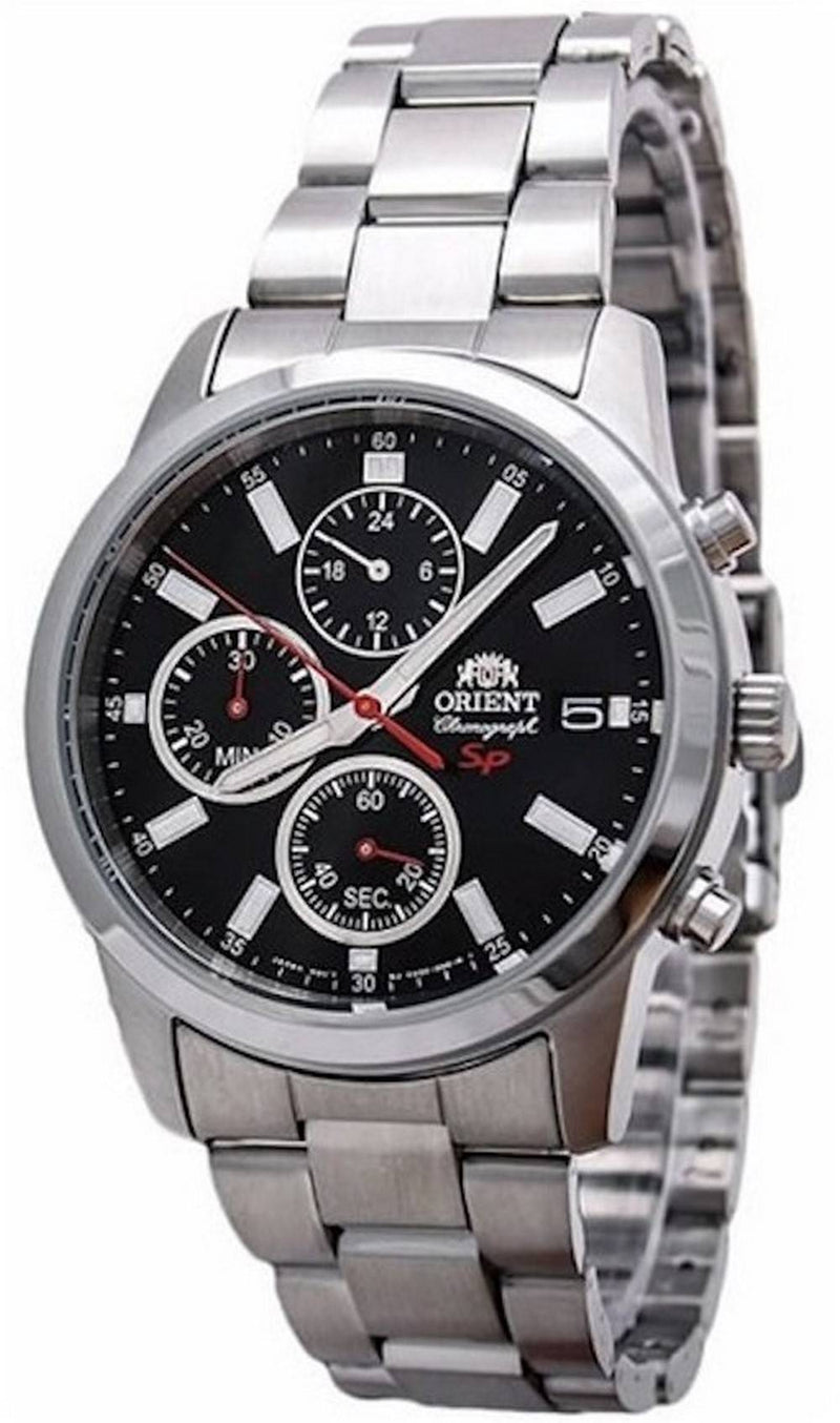 Orient SP Chronograph Black Dial Quartz FKU00002B0 Men's Watch