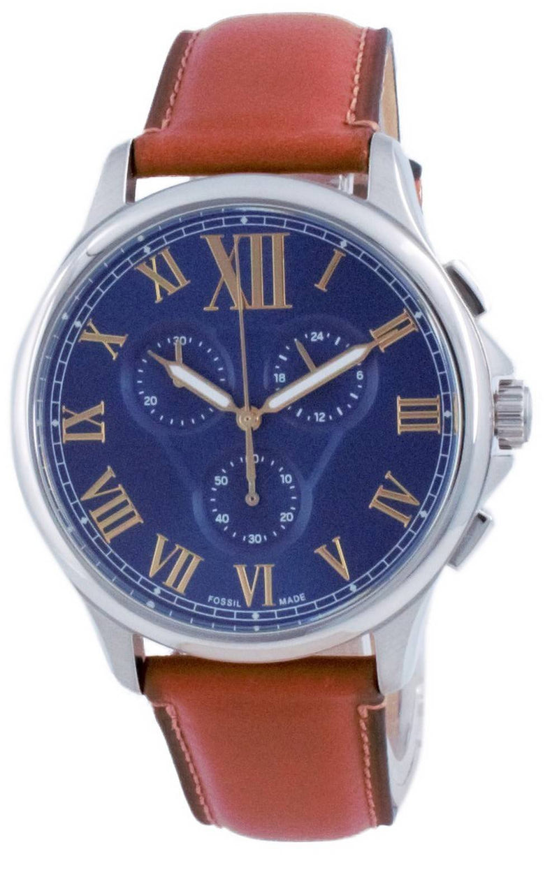 Fossil Monty Chronograph Leather Quartz FS5640 Men's Watch