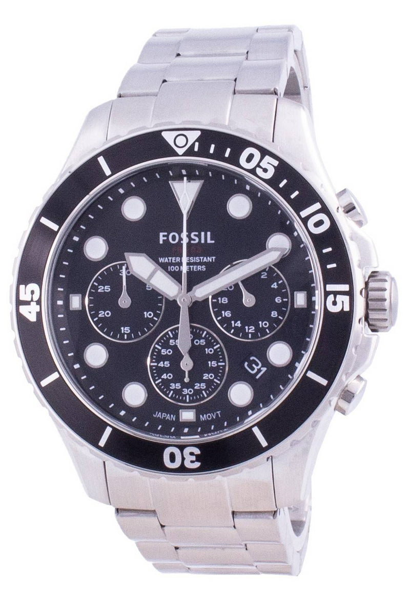 Fossil FB-03 Chronograph Stainless Steel Quartz FS5725 100M Men's Watch
