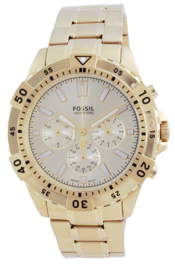 Fossil Garrett Stainless Steel Chronograph Quartz FS5772 100M Men's Watch