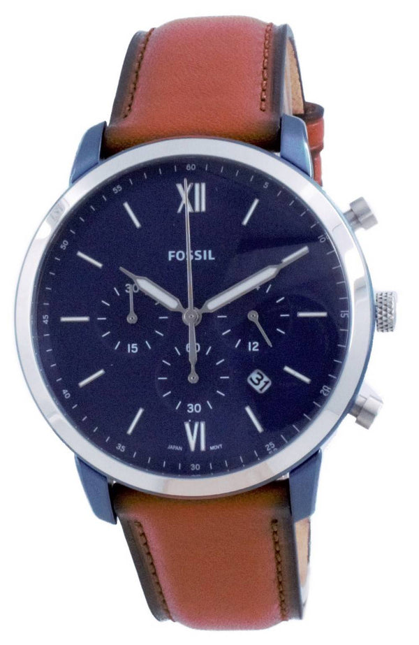 Fossil Neutra Chronograph Luggage Leather Quartz FS5791 Men's Watch