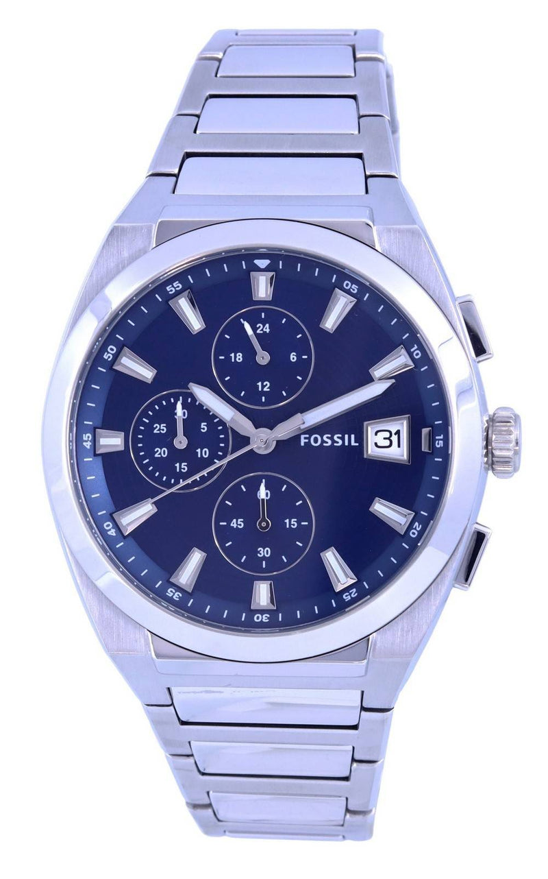 Fossil Everett Chronograph Stainless Steel Automatic FS5795 Men's Watch