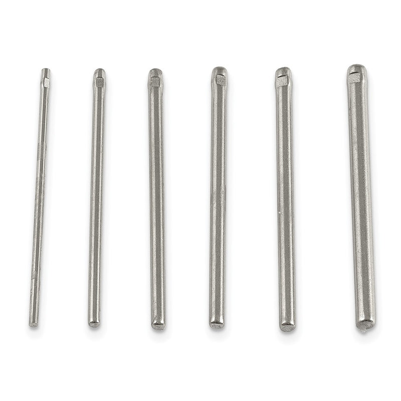 60-piece Stainless Steel w/ Stamped Ends Pin Assortment
