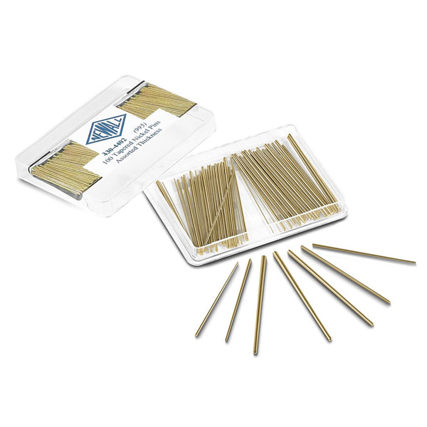 100-piece Nickel Tapered Pin Assortment