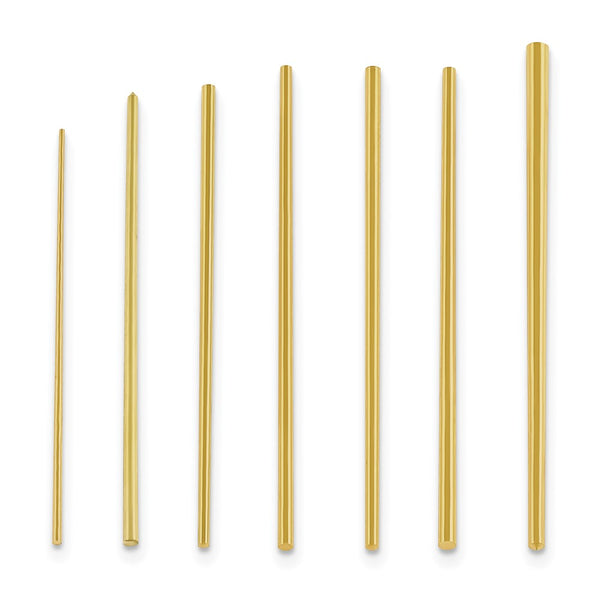 100-piece Nickel Tapered Pin Assortment