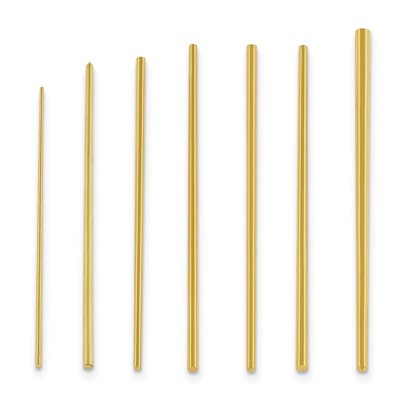 100-piece Nickel Tapered Pin Assortment