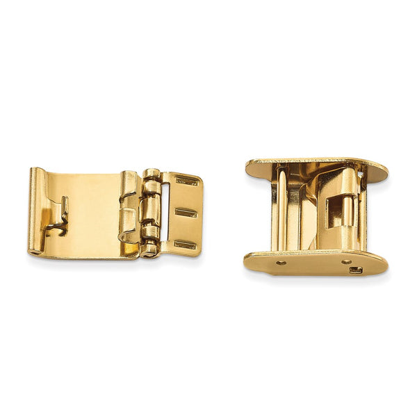 6mm Pulsar-Style Slide Gold-tone Stnlss Steel Clasp