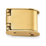 10mm Pulsar-Style Slide Gold-tone Stnlss Steel Clasp