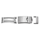 20mm Tri-fold Stainless Steel Deployment Clasp w/Tube & Pins