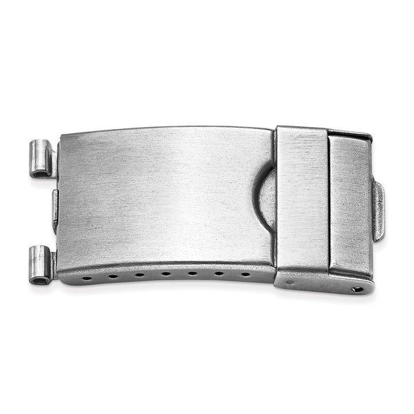 20mm Tri-fold Stainless Steel Deployment Clasp w/Tube & Pins