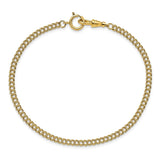 Gold-tone Steel 4.5mm Double Link Curb Pocket Watch Chain