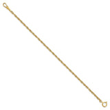 Gold-tone Steel 4.25mm Rope Pocket Watch Chain