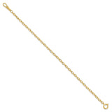 Gold-tone Steel 4.5mm Cable Pocket Watch Chain