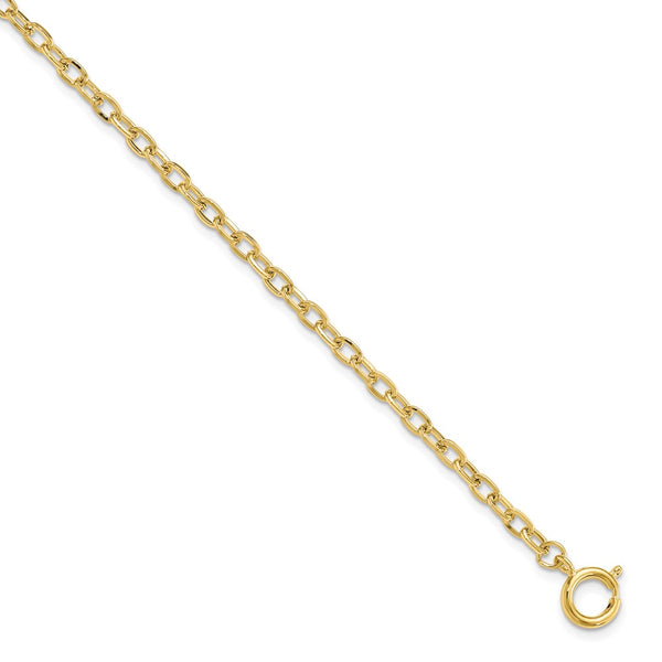 Gold-tone Steel 4.5mm Cable Pocket Watch Chain