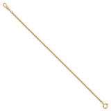 Gold-tone Steel 3.75mm Rolo Pocket Watch Chain