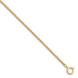 Gold-tone Steel 3.75mm Rolo Pocket Watch Chain