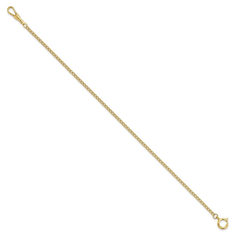 Gold-tone Steel 3.25mm Curb Pocket Watch Chain