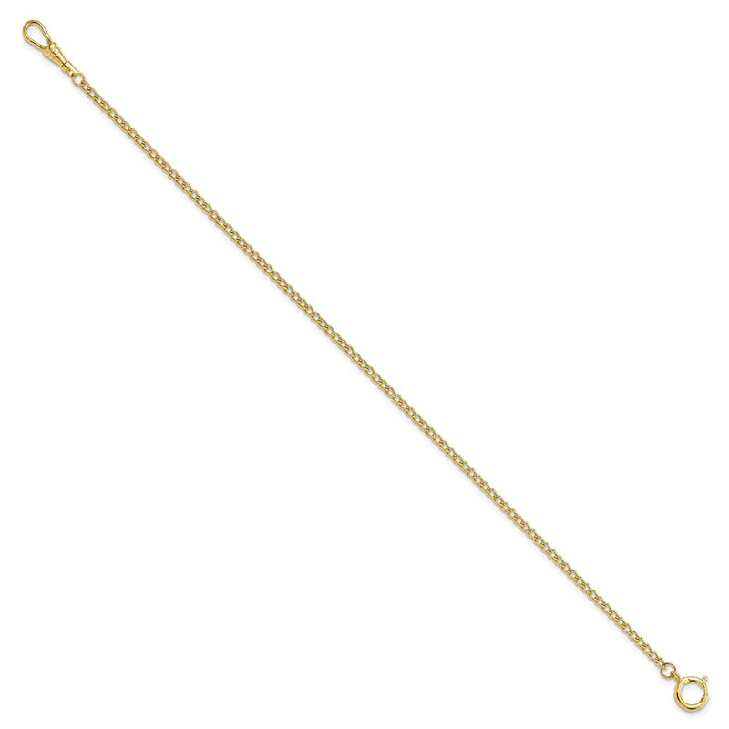 Gold-tone Steel 3.25mm Curb Pocket Watch Chain